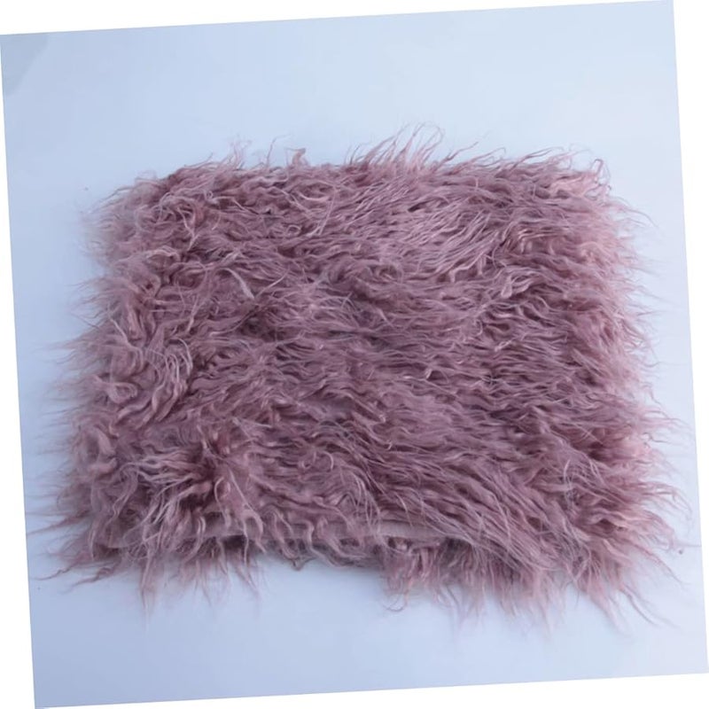 Purple Photography Blanket Soft Newborn Prop Mat For Cozy Memorable Photos - Image 2